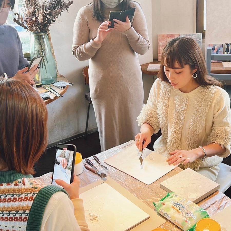 Japan Texture Art Association 日本テクスチャーアート協会　認定レッスン 対面講座 東京（押上）